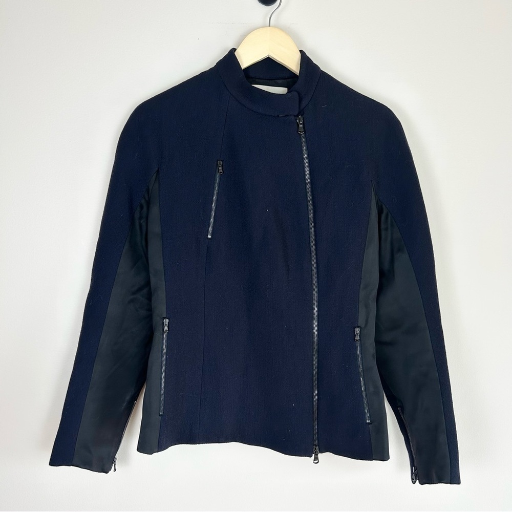 3.1 Phillip Lim Navy Wool Blend Jacket